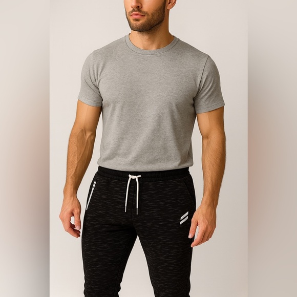 DOYOUEVEN Essential Slim Fit Sweatpants Men’s Flecked Joggers - Picture 10 of 10